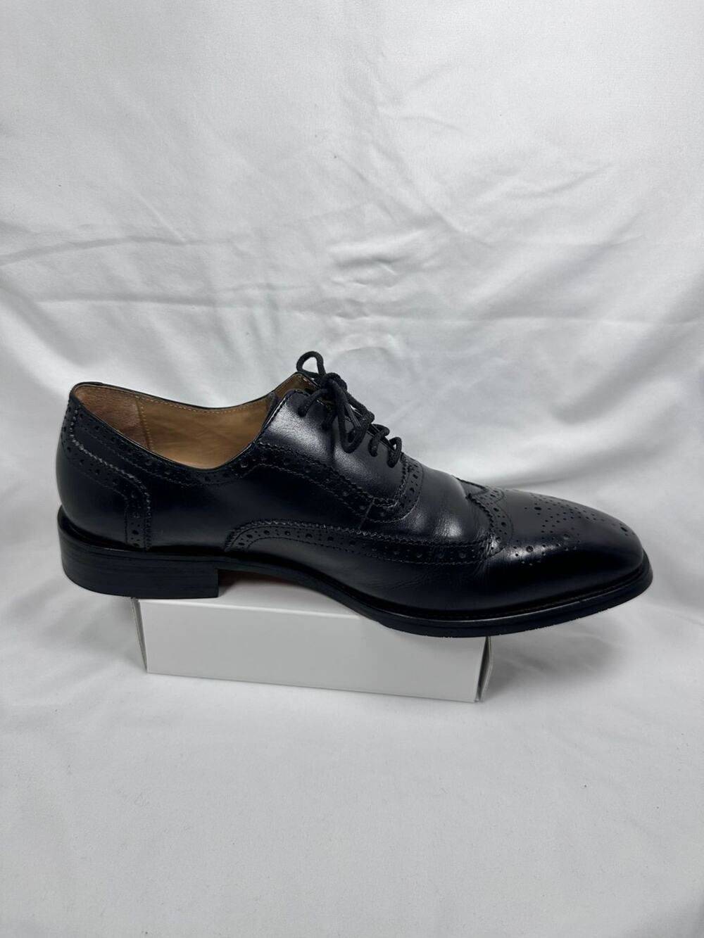 Templarios Shoes Black Leather US 8.5 - Handmade EXCELLENT!